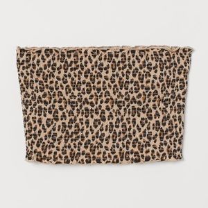 H&M Cheetah Print Tube Top